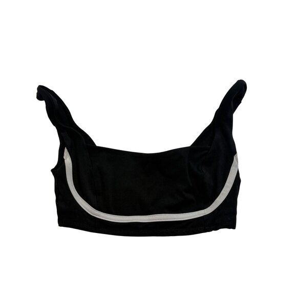 MONDAY Swimwear Body Zion Bra in Black Ivory Jersey